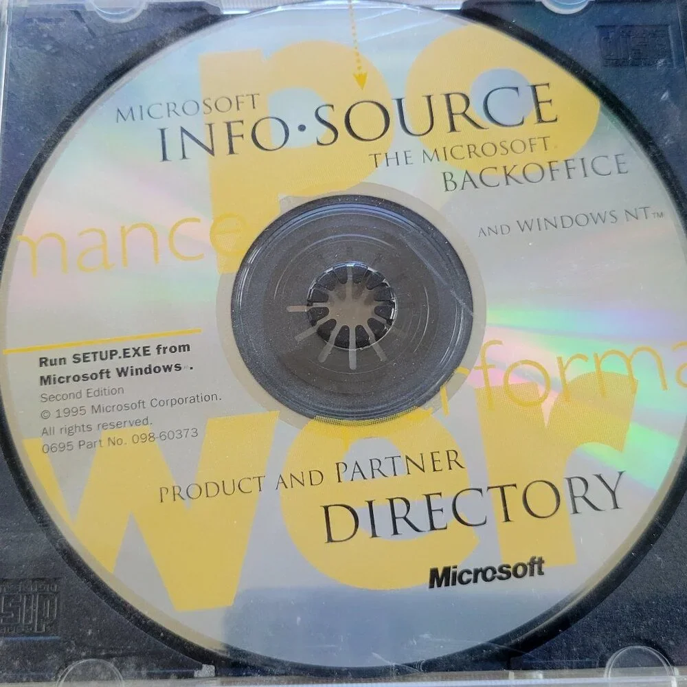 Vintage CD - Microsoft Info-Source